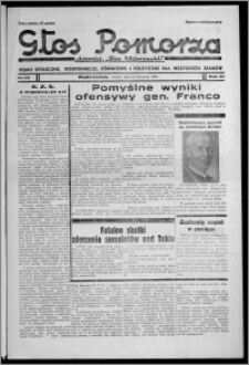 Głos Pomorza : dawniej "Głos Wąbrzeski" : pismo społeczne, gospodarcze, oświatowe i polityczne dla wszystkich stanów 1938.08.27, R. 20, nr 98