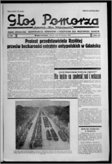 Głos Pomorza : dawniej "Głos Wąbrzeski" : pismo społeczne, gospodarcze, oświatowe i polityczne dla wszystkich stanów 1938.08.30, R. 20, nr 99