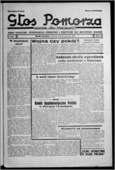 Głos Pomorza : dawniej "Głos Wąbrzeski" : pismo społeczne, gospodarcze, oświatowe i polityczne dla wszystkich stanów 1938.09.22, R. 20, nr 109