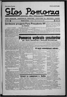 Głos Pomorza : dawniej "Głos Wąbrzeski" : pismo społeczne, gospodarcze, oświatowe i polityczne dla wszystkich stanów 1938.11.15, R. 20, nr 132