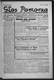 Głos Pomorza : dawniej "Głos Wąbrzeski" : pismo społeczne, gospodarcze, oświatowe i polityczne dla wszystkich stanów 1938.11.22, R. 20, nr 135