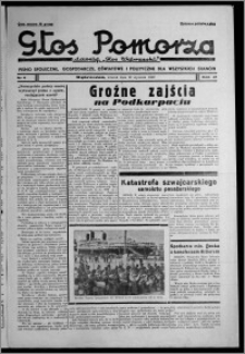 Głos Pomorza : dawniej "Głos Wąbrzeski" : pismo społeczne, gospodarcze, oświatowe i polityczne dla wszystkich stanów 1939.01.10, R. 21, nr 4