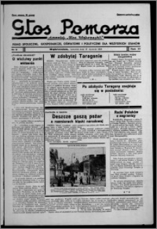 Głos Pomorza : dawniej "Głos Wąbrzeski" : pismo społeczne, gospodarcze, oświatowe i polityczne dla wszystkich stanów 1939.01.19, R. 21, nr 8