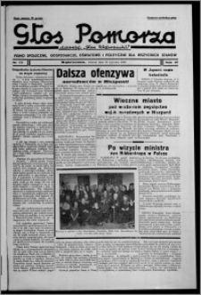 Głos Pomorza : dawniej "Głos Wąbrzeski" : pismo społeczne, gospodarcze, oświatowe i polityczne dla wszystkich stanów 1939.01.31, R. 21, nr 13