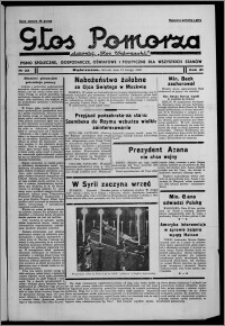 Głos Pomorza : dawniej "Głos Wąbrzeski" : pismo społeczne, gospodarcze, oświatowe i polityczne dla wszystkich stanów 1939.02.21, R. 21, nr 22