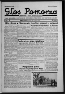 Głos Pomorza : dawniej "Głos Wąbrzeski" : pismo społeczne, gospodarcze, oświatowe i polityczne dla wszystkich stanów 1939.02.28, R. 21, nr 25