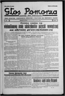 Głos Pomorza : dawniej "Głos Wąbrzeski" : pismo społeczne, gospodarcze, oświatowe i polityczne dla wszystkich stanów 1939.03.30, R. 21, nr 38
