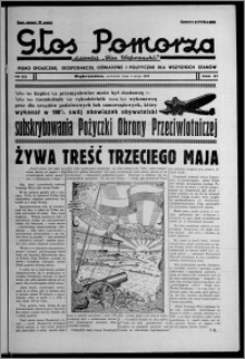 Głos Pomorza : dawniej "Głos Wąbrzeski" : pismo społeczne, gospodarcze, oświatowe i polityczne dla wszystkich stanów 1939.05.04, R. 21, nr 52