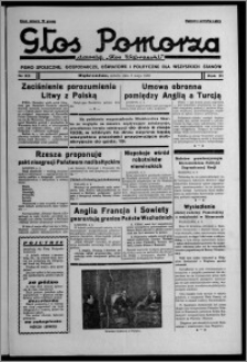 Głos Pomorza : dawniej "Głos Wąbrzeski" : pismo społeczne, gospodarcze, oświatowe i polityczne dla wszystkich stanów 1939.05.06, R. 21, nr 53