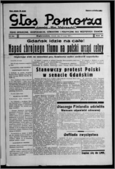 Głos Pomorza : dawniej "Głos Wąbrzeski" : pismo społeczne, gospodarcze, oświatowe i polityczne dla wszystkich stanów 1939.05.23, R. 21, nr 60