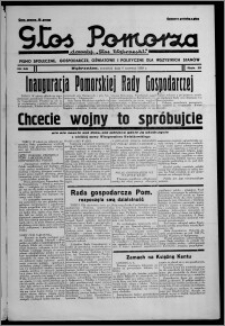 Głos Pomorza : dawniej "Głos Wąbrzeski" : pismo społeczne, gospodarcze, oświatowe i polityczne dla wszystkich stanów 1939.06.08, R. 21, nr 66