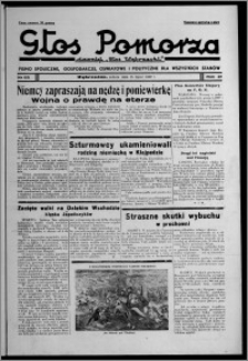 Głos Pomorza : dawniej "Głos Wąbrzeski" : pismo społeczne, gospodarcze, oświatowe i polityczne dla wszystkich stanów 1939.07.15, R. 21, nr 82