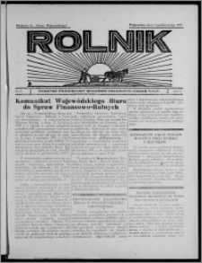 Rolnik : dodatek poświęcony sprawom rolniczym : organ T.R.P. : dodatek do "Głosu Wąbrzeskiego" 1935.10.03, R. 3[!], nr 31