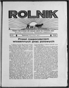 Rolnik : wychodzi 2 razy w miesiącu jako bezpłatny dodatek dla czytelników "Głosu" 1939.03.11, R. 1[!], nr 2