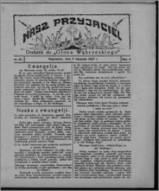 Nasz Przyjaciel : dodatek do "Głosu Wąbrzeskiego" 1927.11.05, R. 4, nr 45