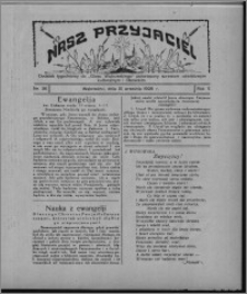 Nasz Przyjaciel : dodatek tygodniowy "Głosu Wąbrzeskiego" poświęcony sprawom oświatowym, kulturalnym i literackim 1928.09.15, R. 5, nr 36