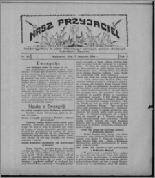 Nasz Przyjaciel : dodatek tygodniowy "Głosu Wąbrzeskiego" poświęcony sprawom oświatowym, kulturalnym i literackim 1928.11.17, R. 5, nr 45