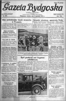 Gazeta Bydgoska 1929.12.03 R.8 nr 279