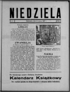Niedziela : [dodatek "Głosu Pomorza i Ziemi Warszawskiej"] 1937.03.21, R. 18, nr 12