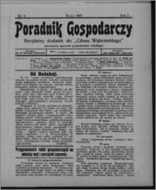 Poradnik Gospodarczy : bezpłatny dodatek do "Głosu Wąbrzeskiego" poświęcony sprawom gospodarstwa wiejskiego 1927, R. 1, nr 2