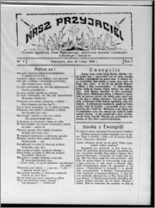 Nasz Przyjaciel : dodatek tygodniowy "Głosu Wąbrzeskiego" poświęcony sprawom oświatowym, kulturalnym i literackim 1929.02.23, R. 7 [i.e. 6], nr 7 [i.e. 8]