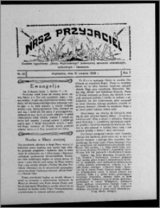 Nasz Przyjaciel : dodatek tygodniowy "Głosu Wąbrzeskiego" poświęcony sprawom oświatowym, kulturalnym i literackim 1929.08.31, R. 7 [i.e. 6], nr 30