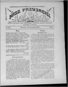 Nasz Przyjaciel : dodatek tygodniowy "Głosu Wąbrzeskiego" poświęcony sprawom oświatowym, kulturalnym i literackim 1929.12.15, R. 7 [i.e. 6], nr 43