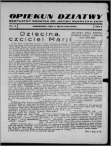 Opiekun Dziatwy : bezpłatny dodatek do "Głosu Wąbrzeskiego" 1936.05.17, R. 6, nr 19