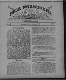 Nasz Przyjaciel : dodatek tygodniowy "Głosu Wąbrzeskiego" poświęcony sprawom oświatowym, kulturalnym i literackim 1930.11.01, R. 8[!], nr 43