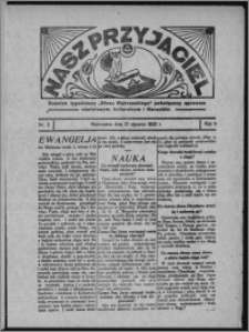 Nasz Przyjaciel : dodatek tygodniowy "Głosu Wąbrzeskiego" poświęcony sprawom oświatowym, kulturalnym i literackim 1933.01.21, R. 11, nr 3