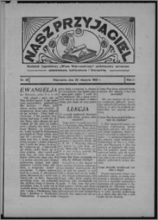 Nasz Przyjaciel : dodatek tygodniowy "Głosu Wąbrzeskiego" poświęcony sprawom oświatowym, kulturalnym i literackim 1933.11.25, R. 11, nr 48