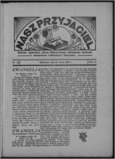 Nasz Przyjaciel : dodatek tygodniowy "Głosu Wąbrzeskiego" poświęcony sprawom oświatowym, kulturalnym i literackim 1934.03.31, R. 12, nr 22 [i.e. 13]