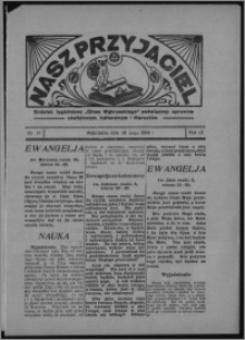 Nasz Przyjaciel : dodatek tygodniowy "Głosu Wąbrzeskiego" poświęcony sprawom oświatowym, kulturalnym i literackim 1934.05.26, R. 12, nr 29 [i.e. 21]