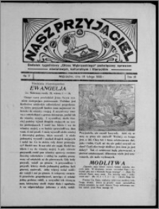 Nasz Przyjaciel : dodatek tygodniowy "Głosu Wąbrzeskiego" poświęcony sprawom oświatowym, kulturalnym i literackim 1935.02.16, R. 16[!], nr 7