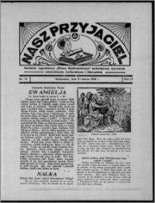 Nasz Przyjaciel : dodatek tygodniowy "Głosu Wąbrzeskiego" poświęcony sprawom oświatowym, kulturalnym i literackim 1936.03.21, R. 17, nr 12