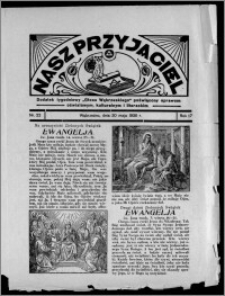 Nasz Przyjaciel : dodatek tygodniowy "Głosu Wąbrzeskiego" poświęcony sprawom oświatowym, kulturalnym i literackim 1936.05.30, R. 17, nr 22