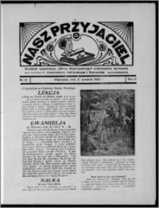 Nasz Przyjaciel : dodatek tygodniowy "Głosu Wąbrzeskiego" poświęcony sprawom oświatowym, kulturalnym i literackim 1936.09.26, R. 17, nr 39