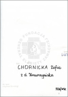 Chornicka Zofia z d. Krawczyńska