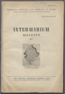 Biuletyn Informacyjny Intermarium 1947 nr 7