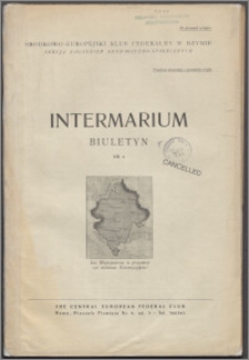 Biuletyn Informacyjny Intermarium 1947 nr 8