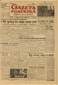 Gazeta Pomorska, 1950.02.14, R.3, nr 45