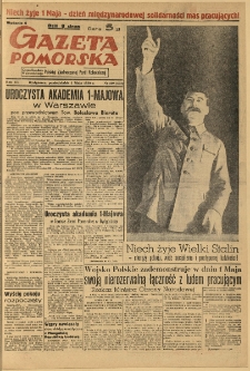 Gazeta Pomorska, 1950.05.01, R.3, nr 119