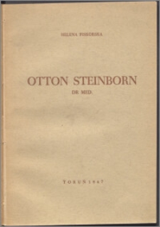 Otton Steinborn doktor medycyny