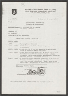 Zaświadczenie weryfikacyjne z dnia 19 czerwca 1980 roku dotyczące służby w szeregach AK