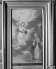 Wieliczka. Kościół św. Klemensa. Kwatera Tryptyku Różańcowego z XVII w. (Zwiastowanie NMP)