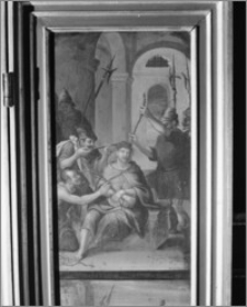 Wieliczka. Kościół św. Klemensa. Kwatera Tryptyku Różańcowego z XVII w. (Cierniem ukoronowanie lub Naigrowanie)
