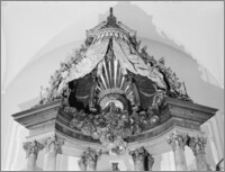 Toruń. Kościół św. Ducha (kościół akademicki). Ołtarz główny - fragment