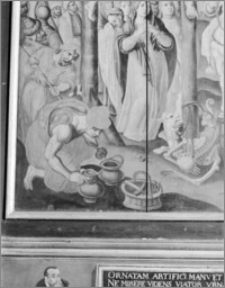 Toruń. Bazylika katedralna św. Jana Chrzciciela i św. Jana Ewangelisty. Wnętrze. Epitafium Sebastiana Trosta (zm. 1578) w nawie południowej