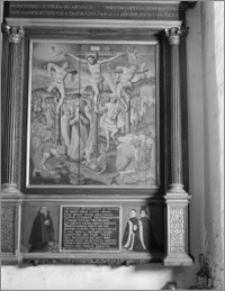 Toruń. Bazylika katedralna św. Jana Chrzciciela i św. Jana Ewangelisty. Wnętrze. Epitafium Sebastiana Trosta (zm. 1578) w nawie południowej - fragment