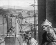 Gdańsk. Muzeum Narodowe. Anton Möller, obraz „Odbudowa świątyni przez króla Joasa”-fragment